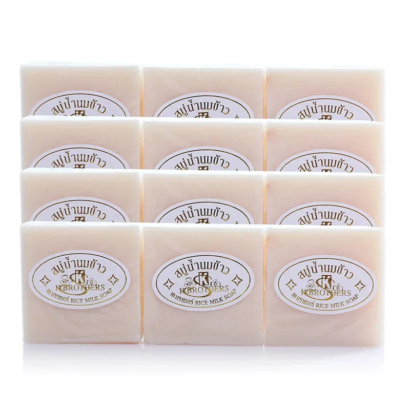 4 Pack JAM Original Rice Milk Soap from Thailand Handmade K-Brother Goat Milk Soap for Dropsshipping