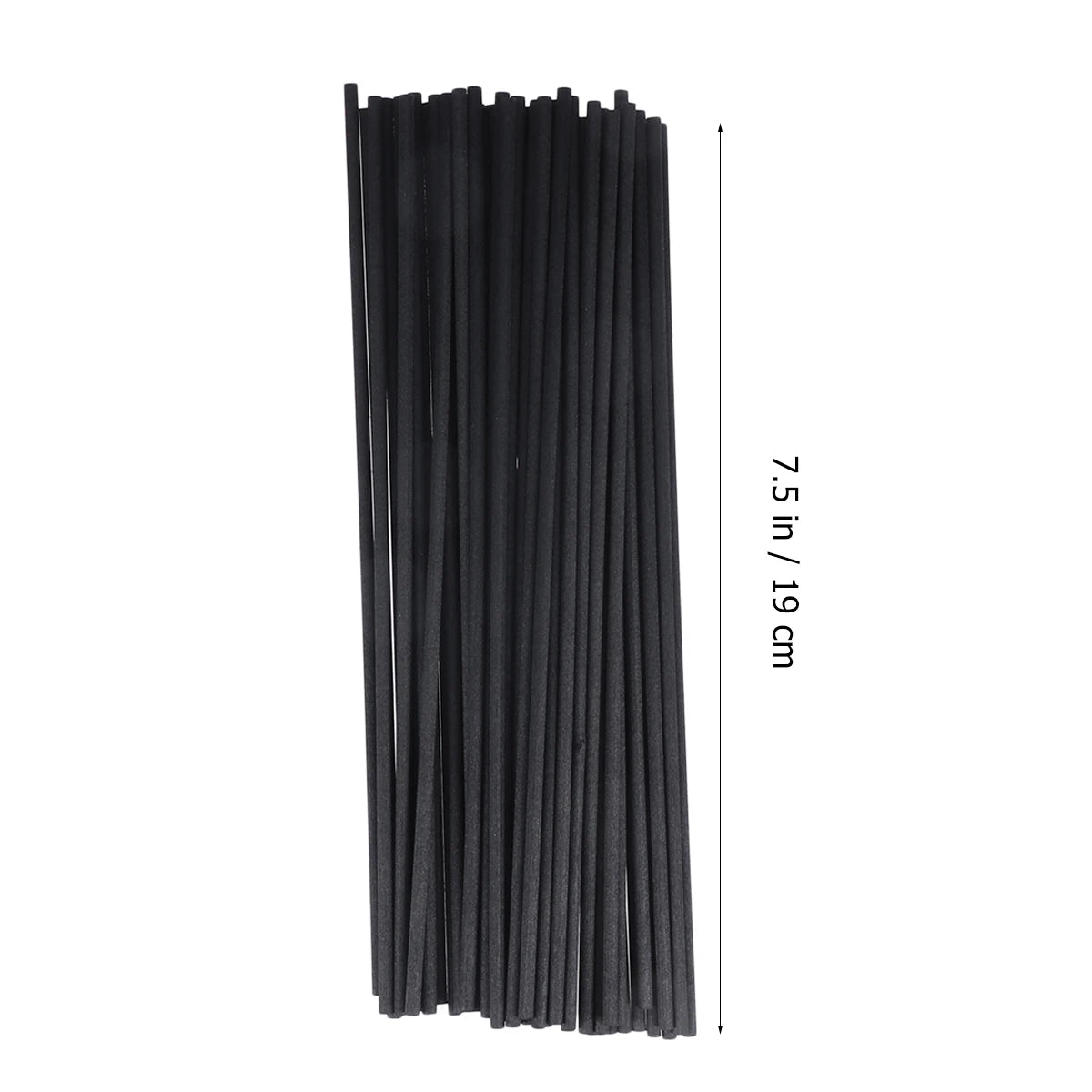 50pcs Black Diffuser Sticks Natural Aroma Fiber Reed Efficiently Wicking Essential Oils Home Fragrance Decor diffuser reed