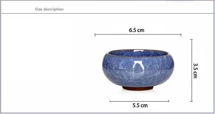 Handmade Ice Crack Ceramic Candlestick DIY Decorative Candle Holders for Home Party Wedding