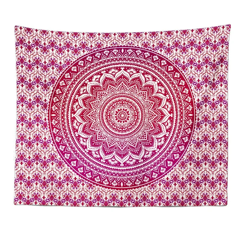 Home Decor Mandala Tapestry Boho Ethnic Bedside Scene Background Cloth Hanging Beach Towel