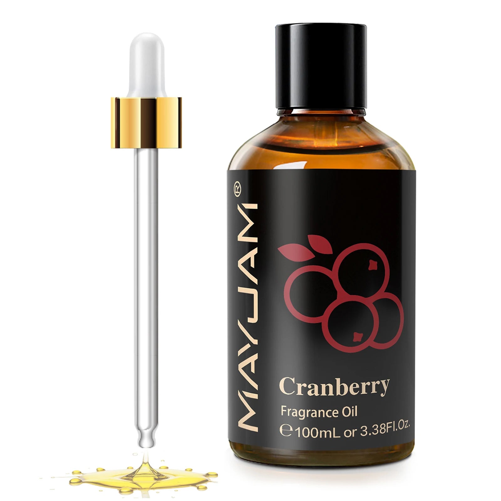 MAYJAM 100ML Fruit Fragrance Oil for Diffuser Candle Soap Making Coconut Strawberry Watermelon Blueberry Essential Oils