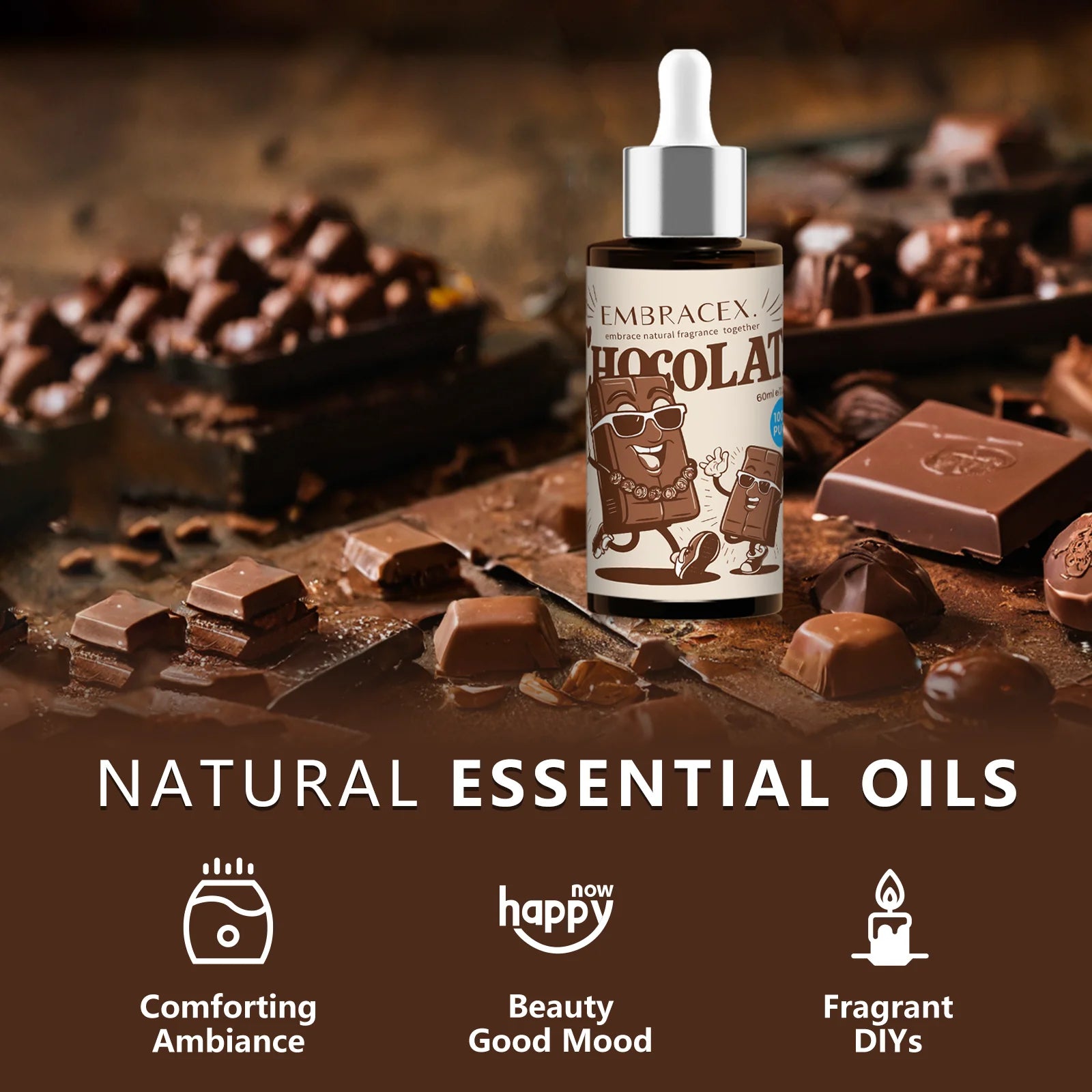 11Style 60ml Essential Oils Send A Dropper Parfum Home Perfume Massage Oil For Diffusers、Candles Making、Car Aromatherapy