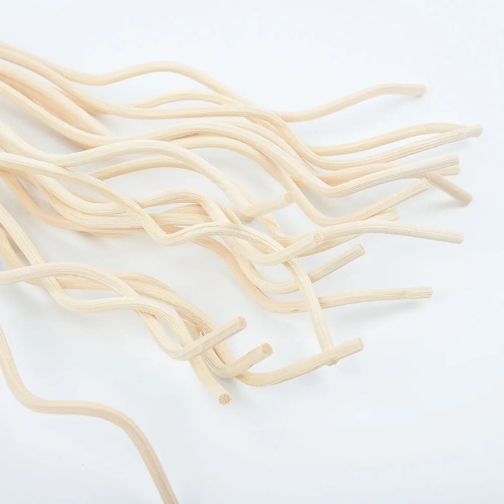 High Quality 20x Long Wavy Rattan Reed Fragrance Diffuser Replacement Refill Sticks Accessory Brand New And High Quality