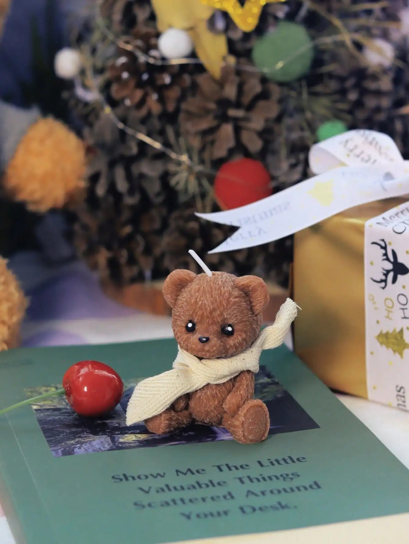 1/2pcs Scented Candle Simulation Teddy Bear Shape Fragrance Cute Souvenir Gift Atmosphere Creative Handmade High-end Bear Candle