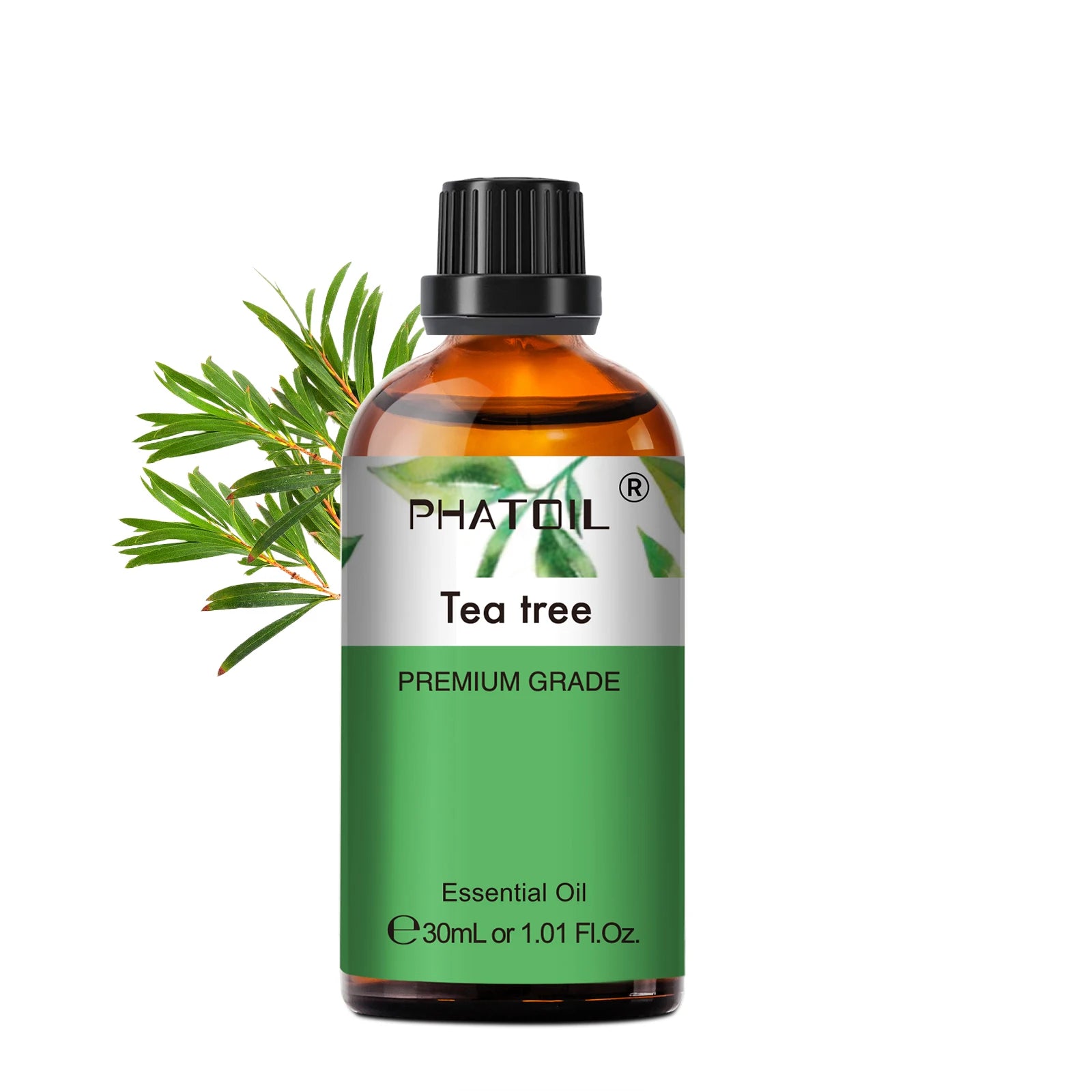 PHATOIL 30ml Lavender Lemon Eucalyptus Sandalwood Bergamot Aromatherapy Essential Oil For Diffuser,Candle Making,DIY Soap & Bomb
