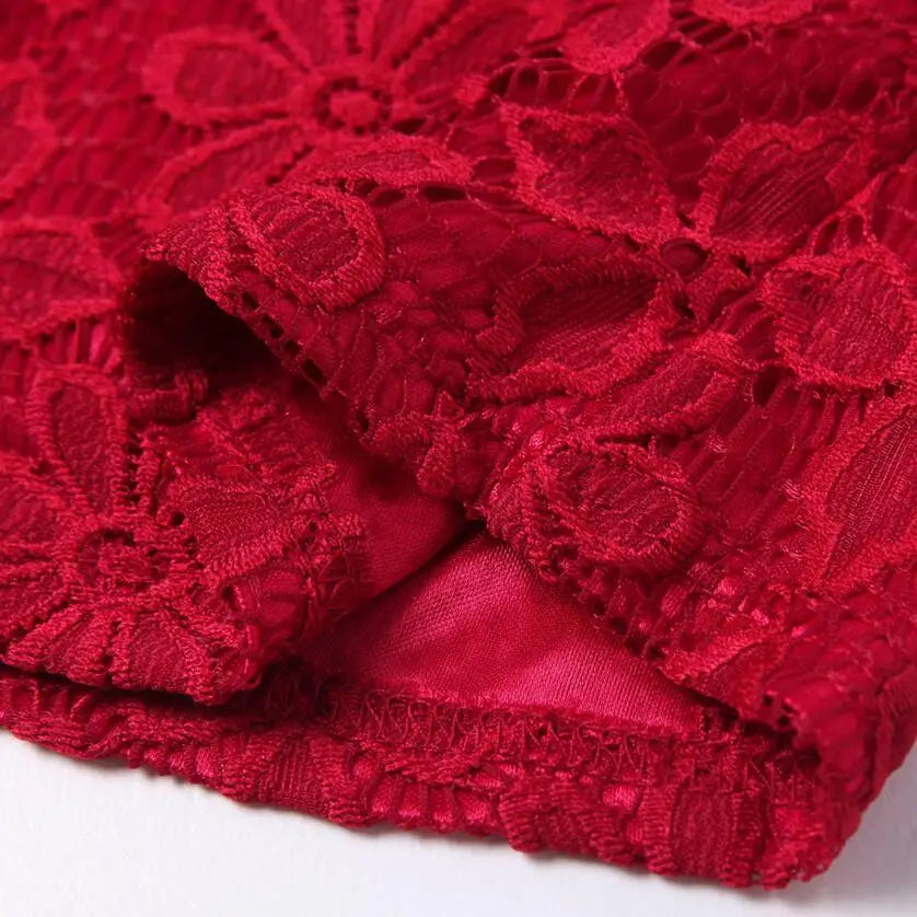 Summer Lace Women Blouse Shirt Casual Solid Hollow Clothing Top