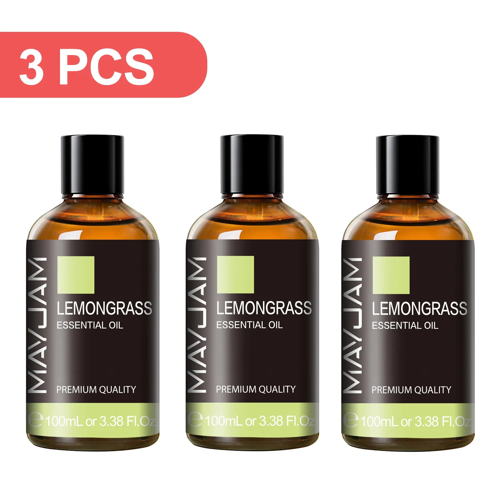 MAYJAM Aromatherapy Essential Oils May Chang Lavender Tea Tree Clove Bud Turmeric Pine Neddles 100ml Pure Essential Oil