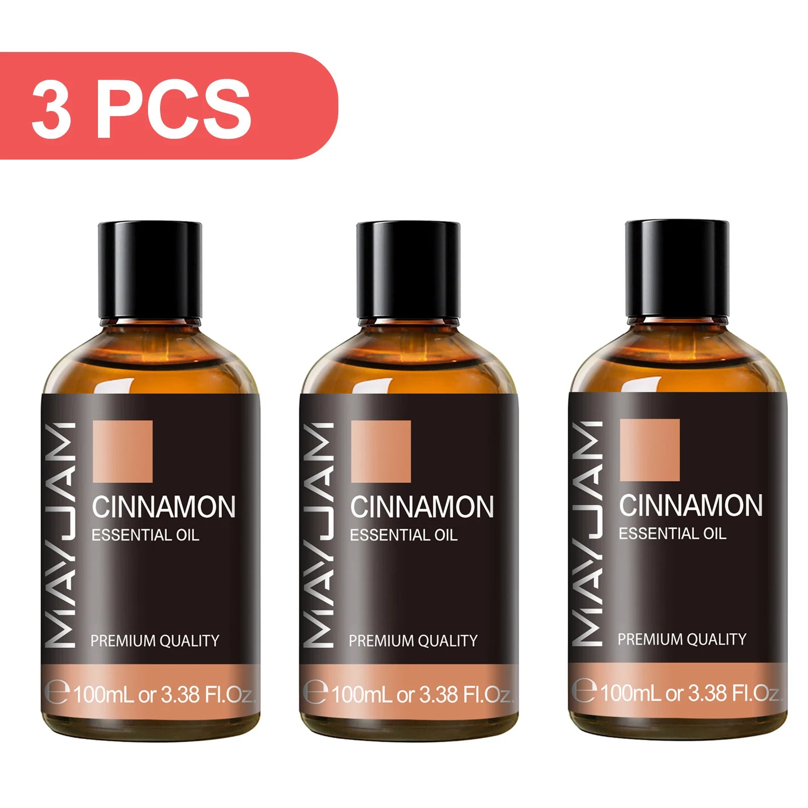 MAYJAM Aromatherapy Essential Oils May Chang Lavender Tea Tree Clove Bud Turmeric Pine Neddles 100ml Pure Essential Oil