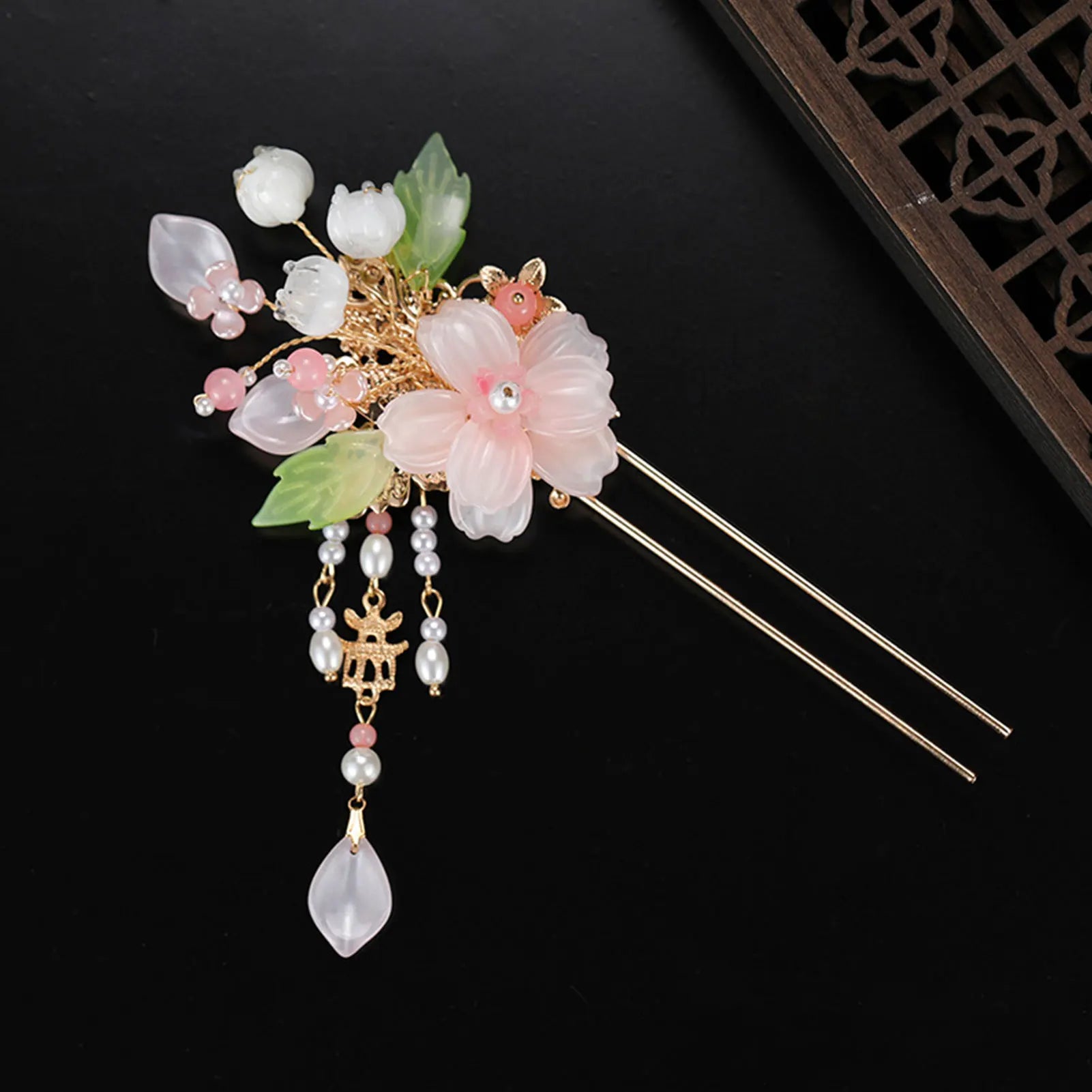 Pearl Rhinestone Flower Hairpins Wedding Hair Accessories Pearl Hairpins Flower Bridal Hair Pins Hair Ornaments Hair Stick