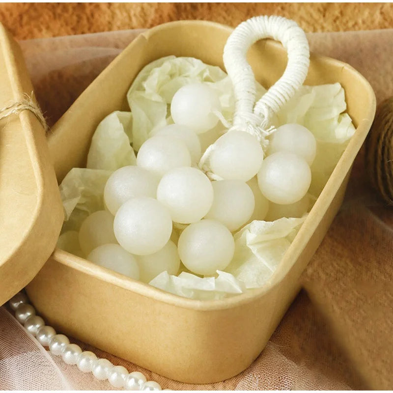 Creative Handmade Grape Shape Soap For Face Hand Body Soap Made From Green Grape Bunches Handwoven Grape Bunches Surprise Gift