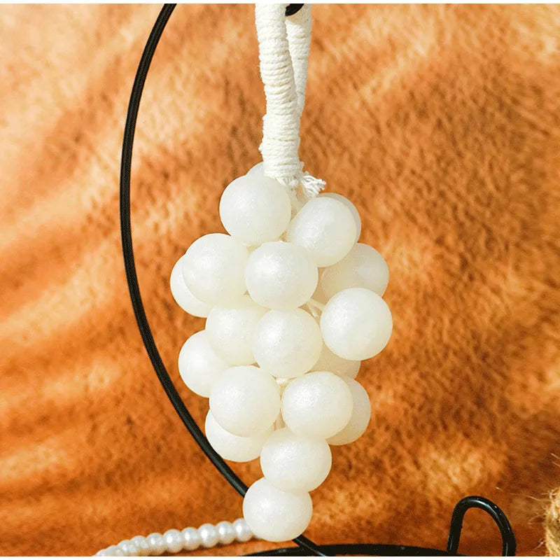 Creative Handmade Grape Shape Soap For Face Hand Body Soap Made From Green Grape Bunches Handwoven Grape Bunches Surprise Gift