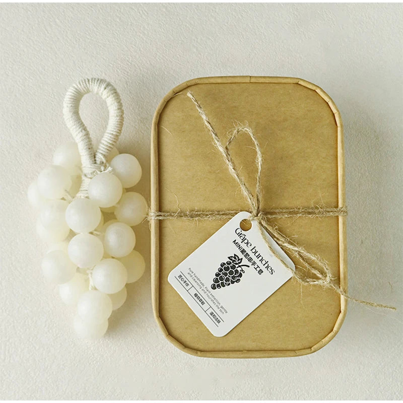 Creative Handmade Grape Shape Soap For Face Hand Body Soap Made From Green Grape Bunches Handwoven Grape Bunches Surprise Gift