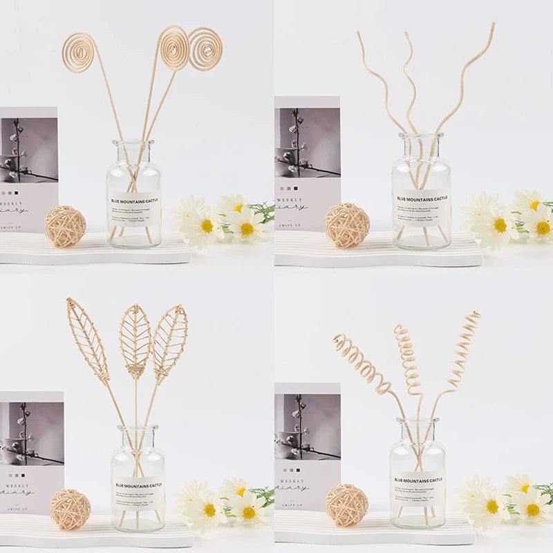 5Pcs Aromatherapy Diffuser Replacement Sticks Refill Air Freshener Rattan Stick Home Decoration