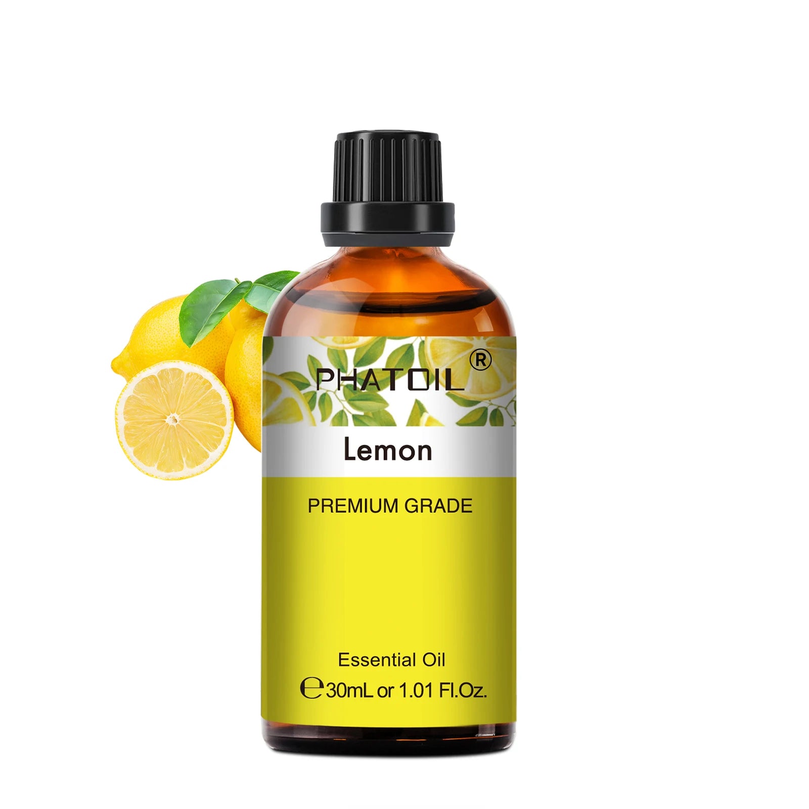 PHATOIL 30ml Lavender Lemon Eucalyptus Sandalwood Bergamot Aromatherapy Essential Oil For Diffuser,Candle Making,DIY Soap & Bomb