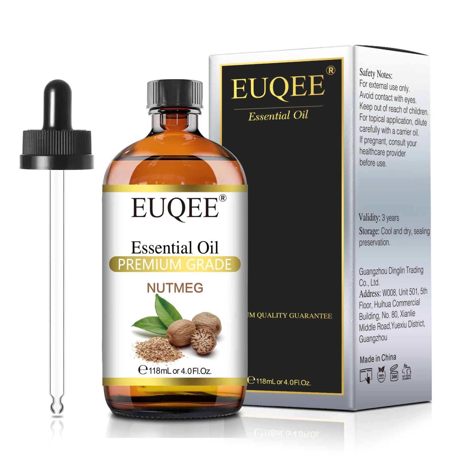 EUQEE 118ml Pure Essential Oil For Skin Peppermint Lavender Eucalyptus Vanilla Bergamot Aromatherapy Essential Oils For Diffuser