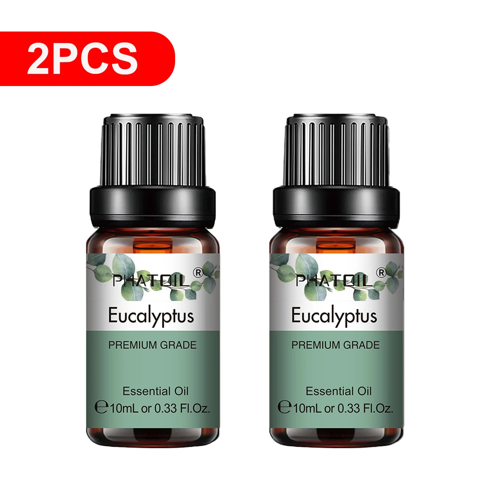 PHATOIL 10ml Natural Essential Oils for Diffuser Aromatherapy Lavender Vanilla Lemon Rose Lemongrass Essential Oil DIY Soap