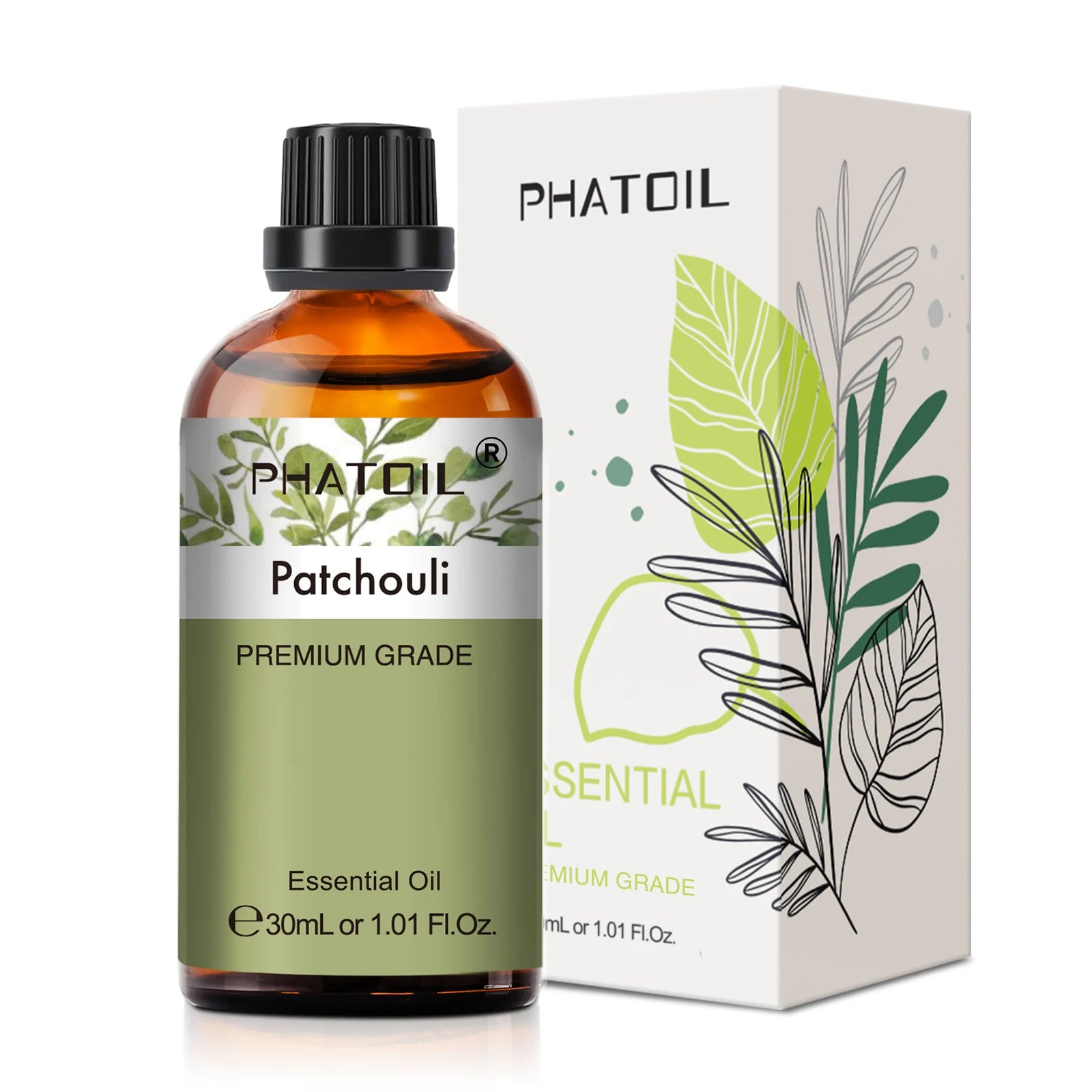 PHATOIL 30ml Aromatherapy Essential Oil Lavender Eucalyptus Vanilla Sweet Orange Aroma Oils For Diffuser Candle Making DIY Soap