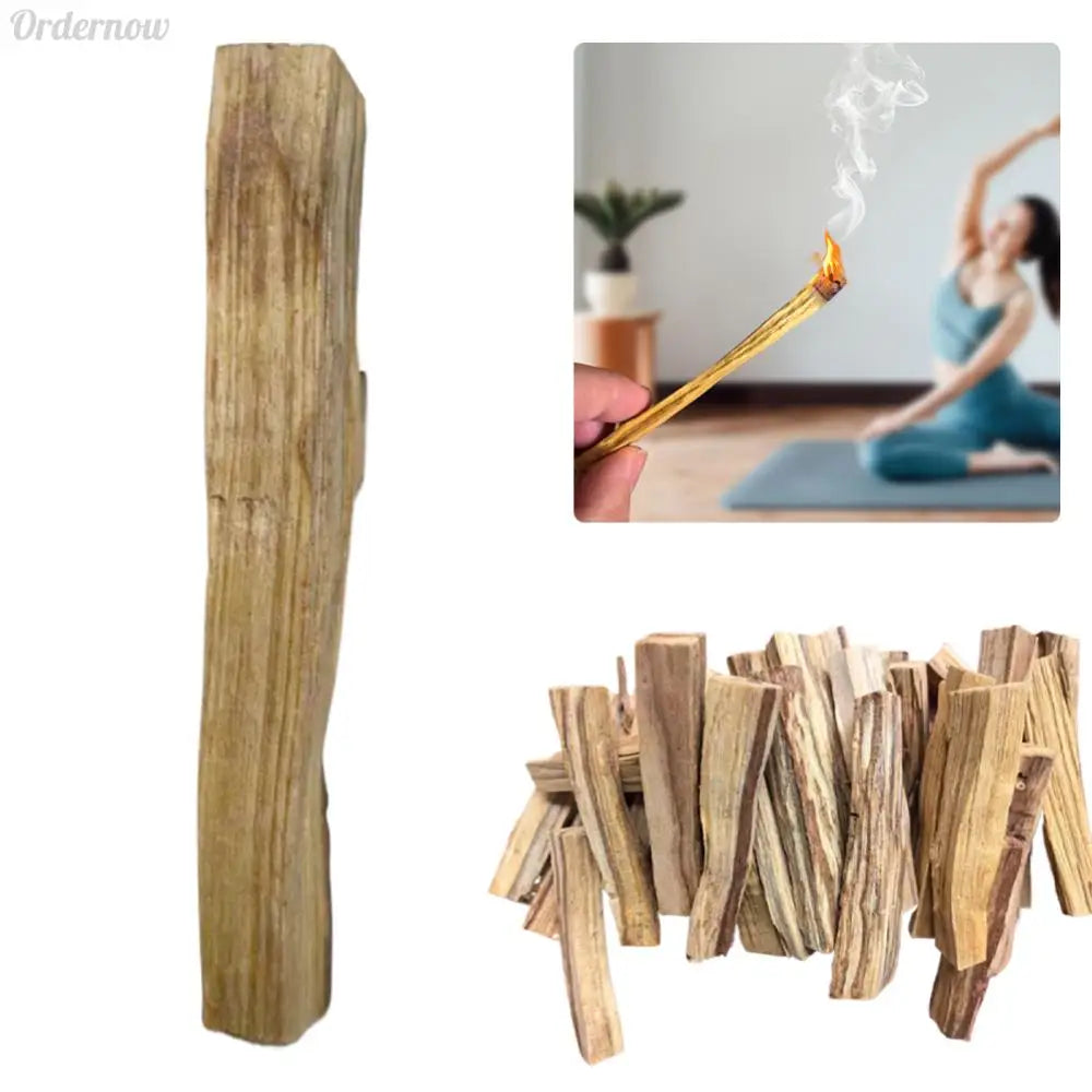 Palo Santo Sticks Natural Incense Sticks Wooden Aroma Diffuser Stick Natural Crude Wood Strips for Home Living Room Office