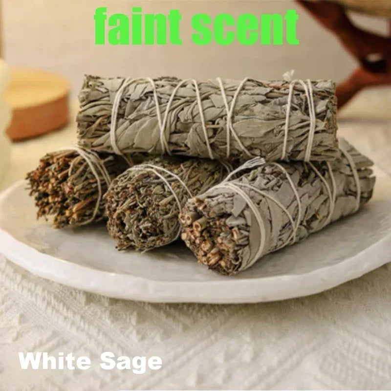 Incense White Sage Bundle Smudge Sticks Home Purification Pure Leaf Purification Meditation Portable Energy Cleansing Bundles