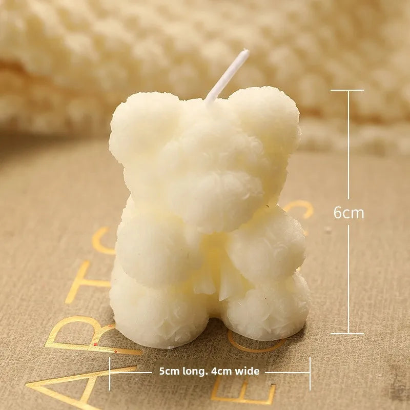 Rose Bear Home Fragrance Premium Atmosphere Birthday Gift Aromatherapy Candles