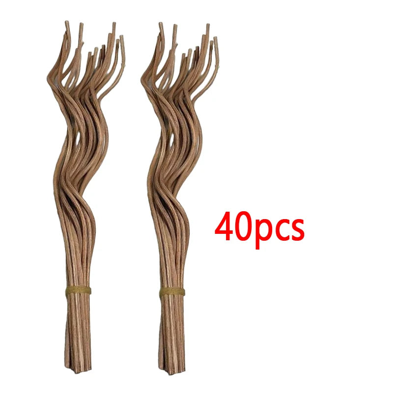 20PCS perfume Diffuser Reed rattan sticks Long Wavy rods for aroma diffuser oil distributor for Home Decor Perfume XXT002