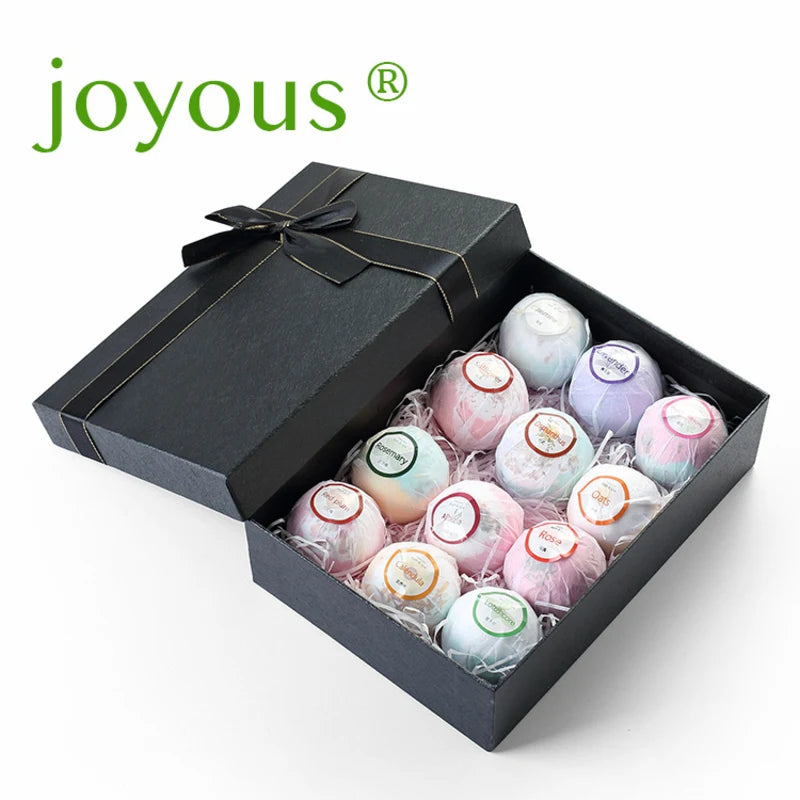 Joyous Bath Ball Petal Series set gift box, bath bath ball bubble bath salt