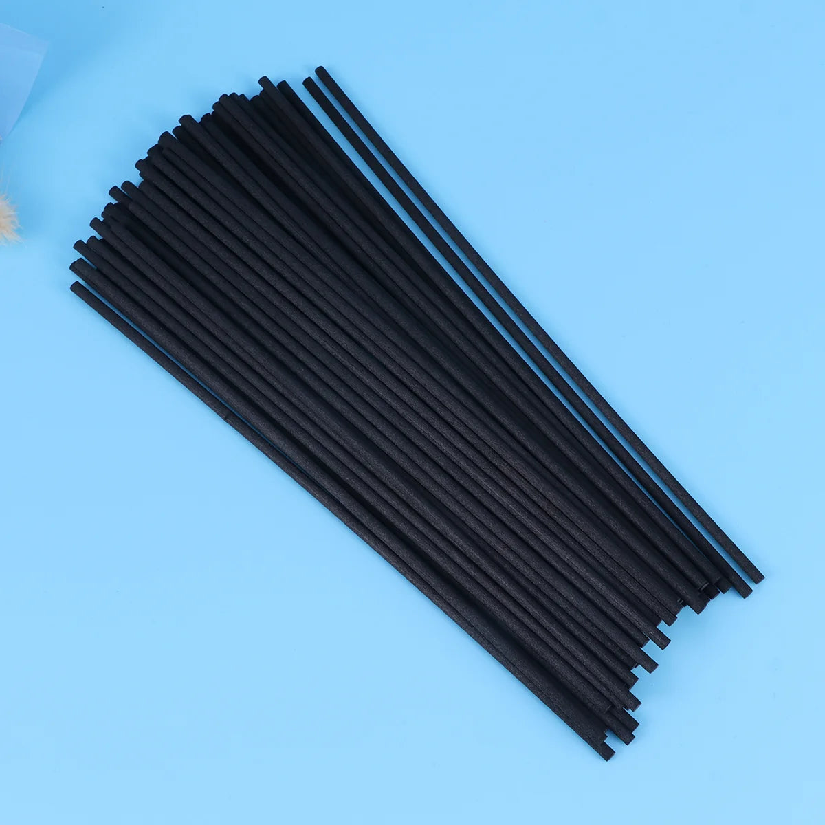 50pcs Black Diffuser Sticks Natural Aroma Fiber Reed Efficiently Wicking Essential Oils Home Fragrance Decor diffuser reed