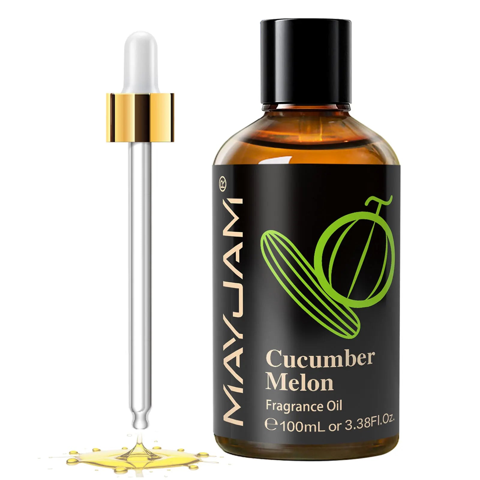 MAYJAM 100ML Fruit Fragrance Oil for Diffuser Candle Soap Making Coconut Strawberry Watermelon Blueberry Essential Oils