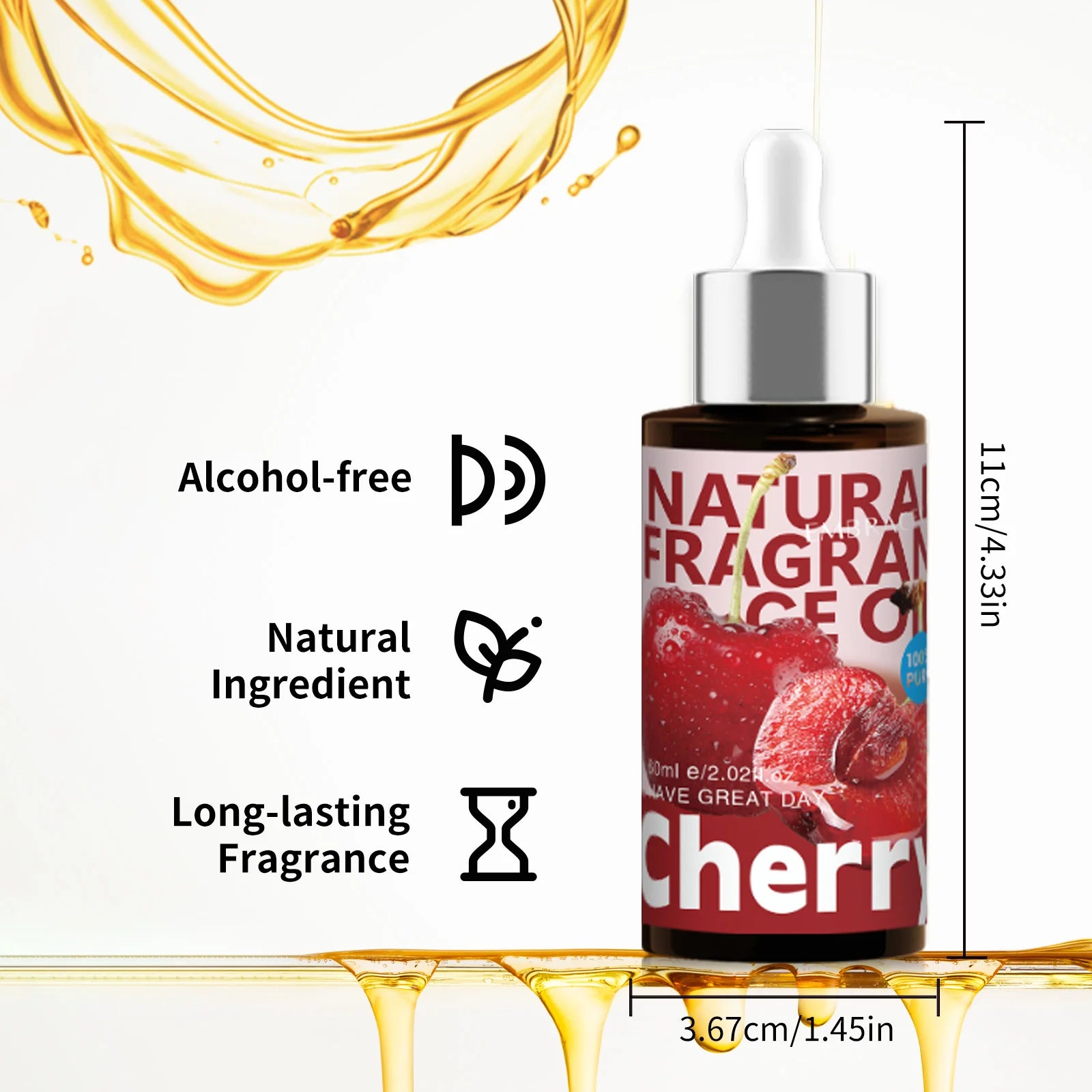 11Style 60ml Essential Oils Send A Dropper Parfum Home Perfume Massage Oil For Diffusers、Candles Making、Car Aromatherapy