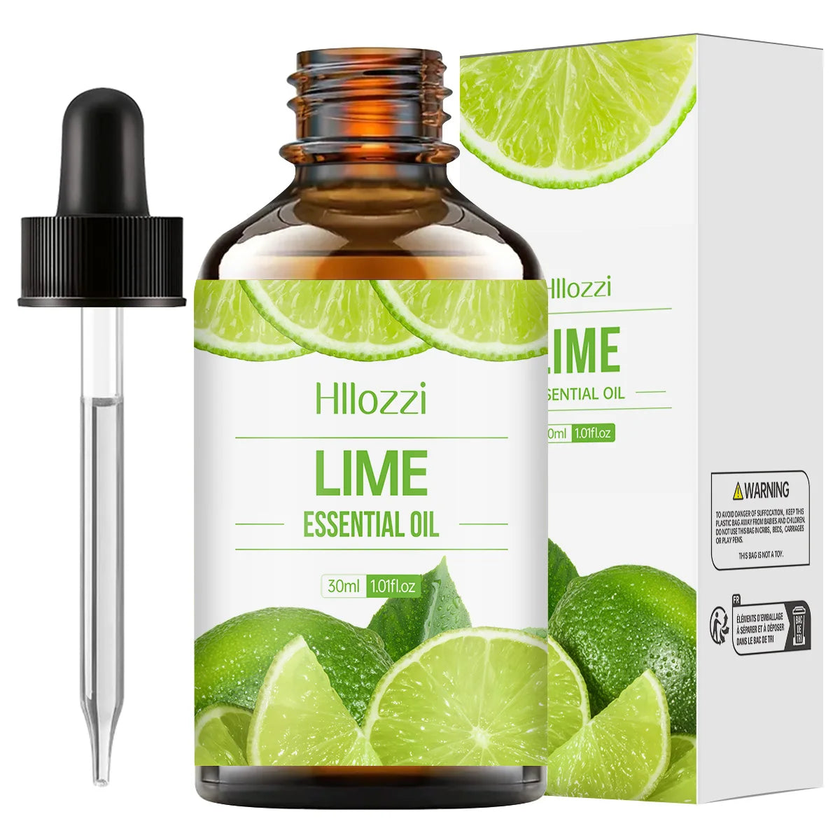 30ml lime essential oil pure plant essential oil multifunctional use aromatherapy diffuser humidifier soap fruit essential oil