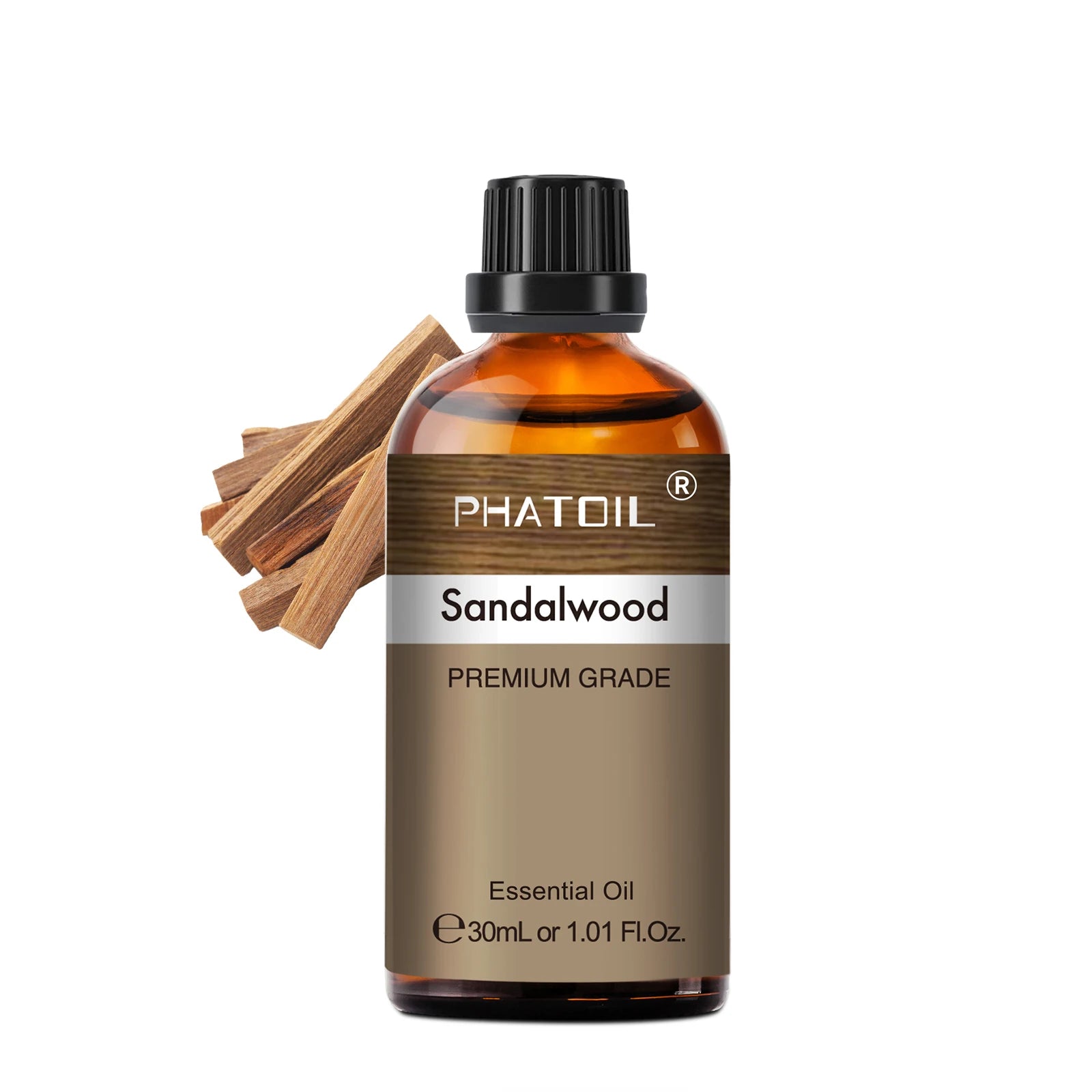 PHATOIL 30ml Lavender Lemon Eucalyptus Sandalwood Bergamot Aromatherapy Essential Oil For Diffuser,Candle Making,DIY Soap & Bomb