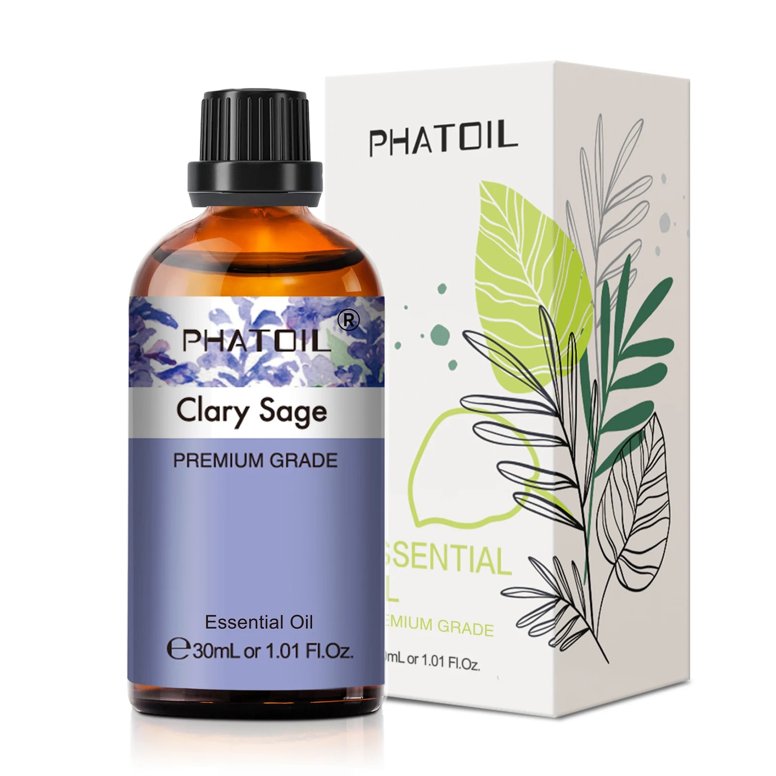 PHATOIL 30ml Aromatherapy Essential Oil Lavender Eucalyptus Vanilla Sweet Orange Aroma Oils For Diffuser Candle Making DIY Soap