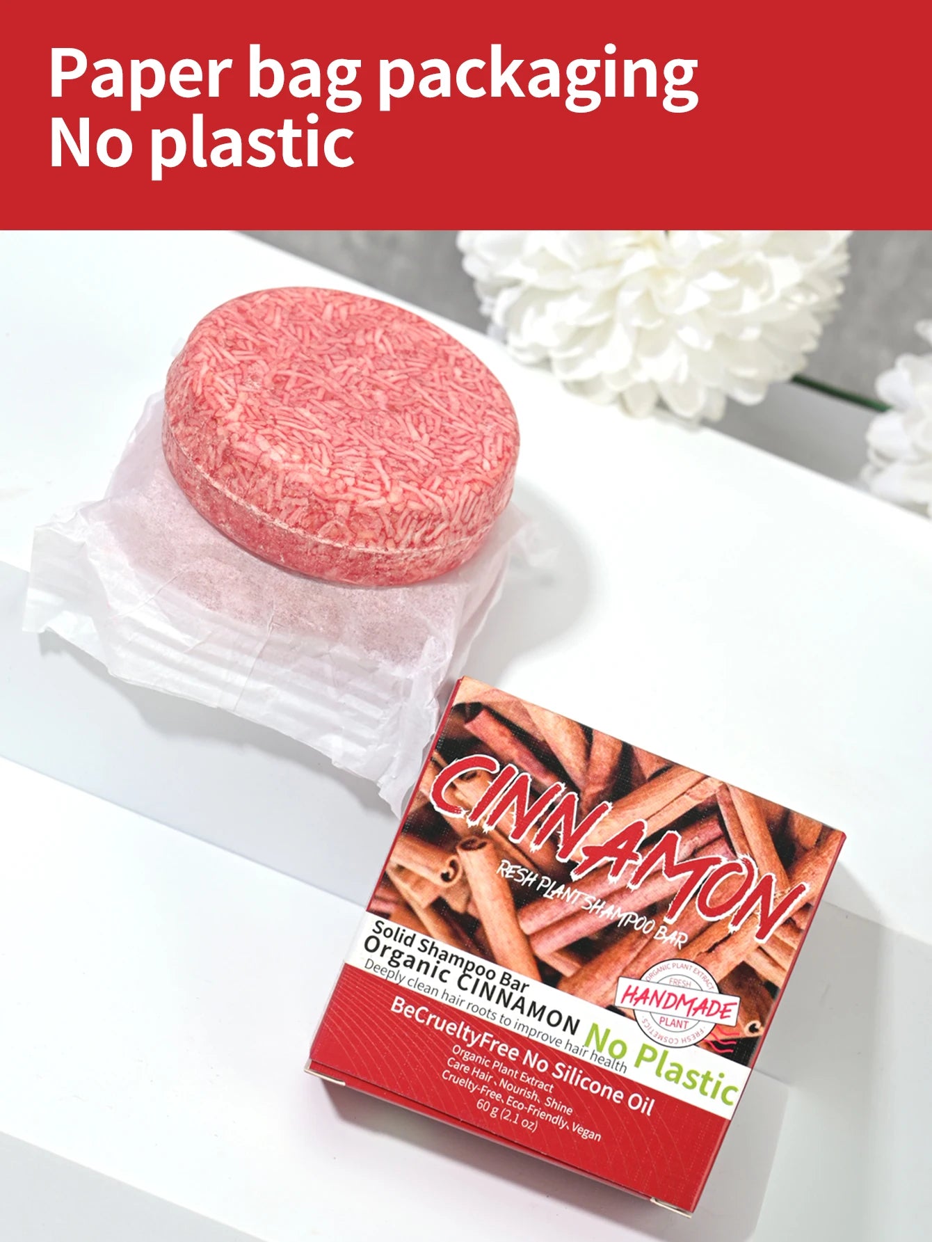 Private Label Cinnamon Essential Oil Shampoo Soap Handmade Soap Organic Natural Flavors Self Owned Packaging