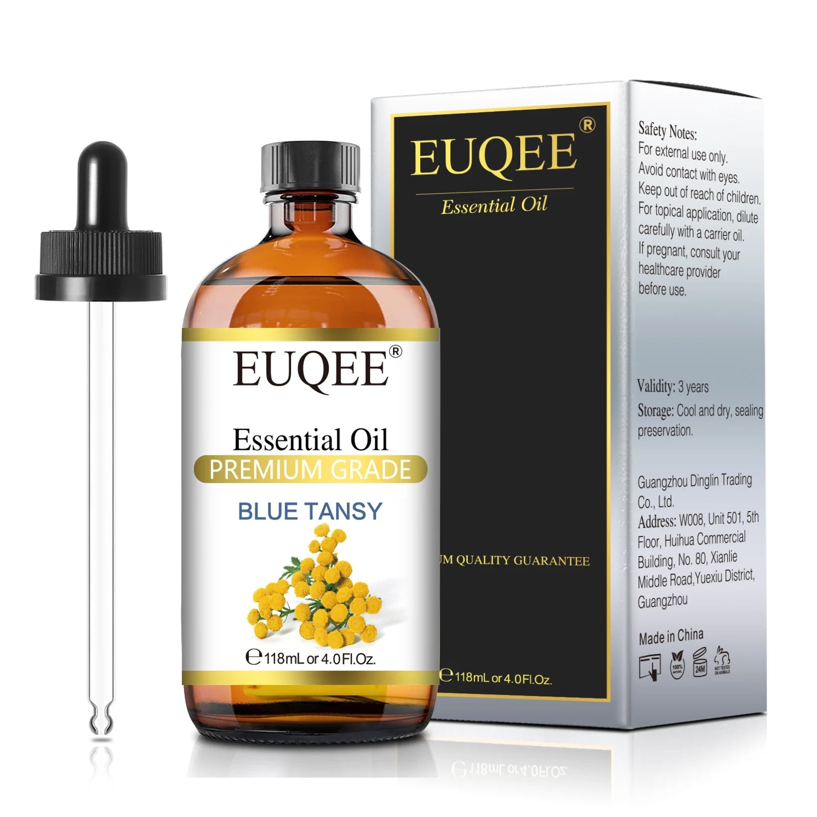 EUQEE 118ml Pure Essential Oil For Skin Peppermint Lavender Eucalyptus Vanilla Bergamot Aromatherapy Essential Oils For Diffuser