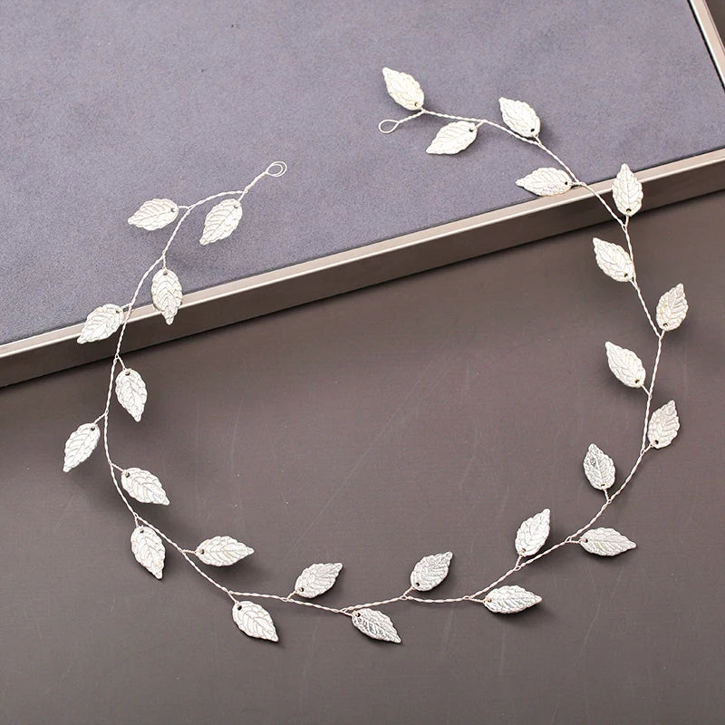 Pearl Crystal Bridal Headband Hairband Rhinestone Wedding Hair Accessories Jewelry Vine For Women Bride Tiara Headband Headpiece