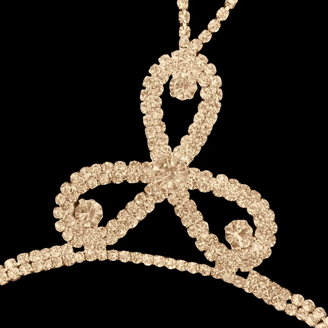 Diamond studded rhinestone personalized simple and fashionable stage performance ring bracelet claw chain suitable for parties