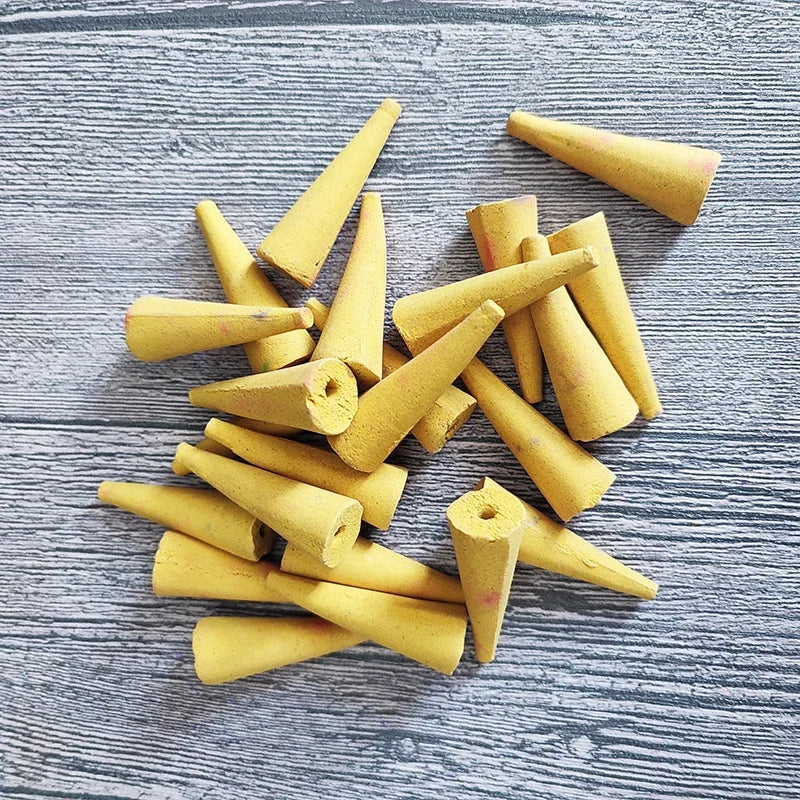 YXYMCF 20/50pcs Oversize Incense Cone Use for Backflow Incense Burner Reflux Tower Incense Jasmine Sandalwood Aromatherapy
