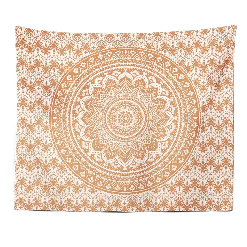 Home Decor Mandala Tapestry Boho Ethnic Bedside Scene Background Cloth Hanging Beach Towel