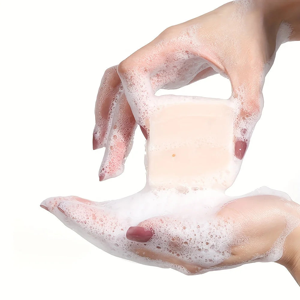 Original Milk Rice Soap Essential Oil Soap Bath Handmade Soap Deep Cleansing Skin 60g(2.12oz)-2 pcs