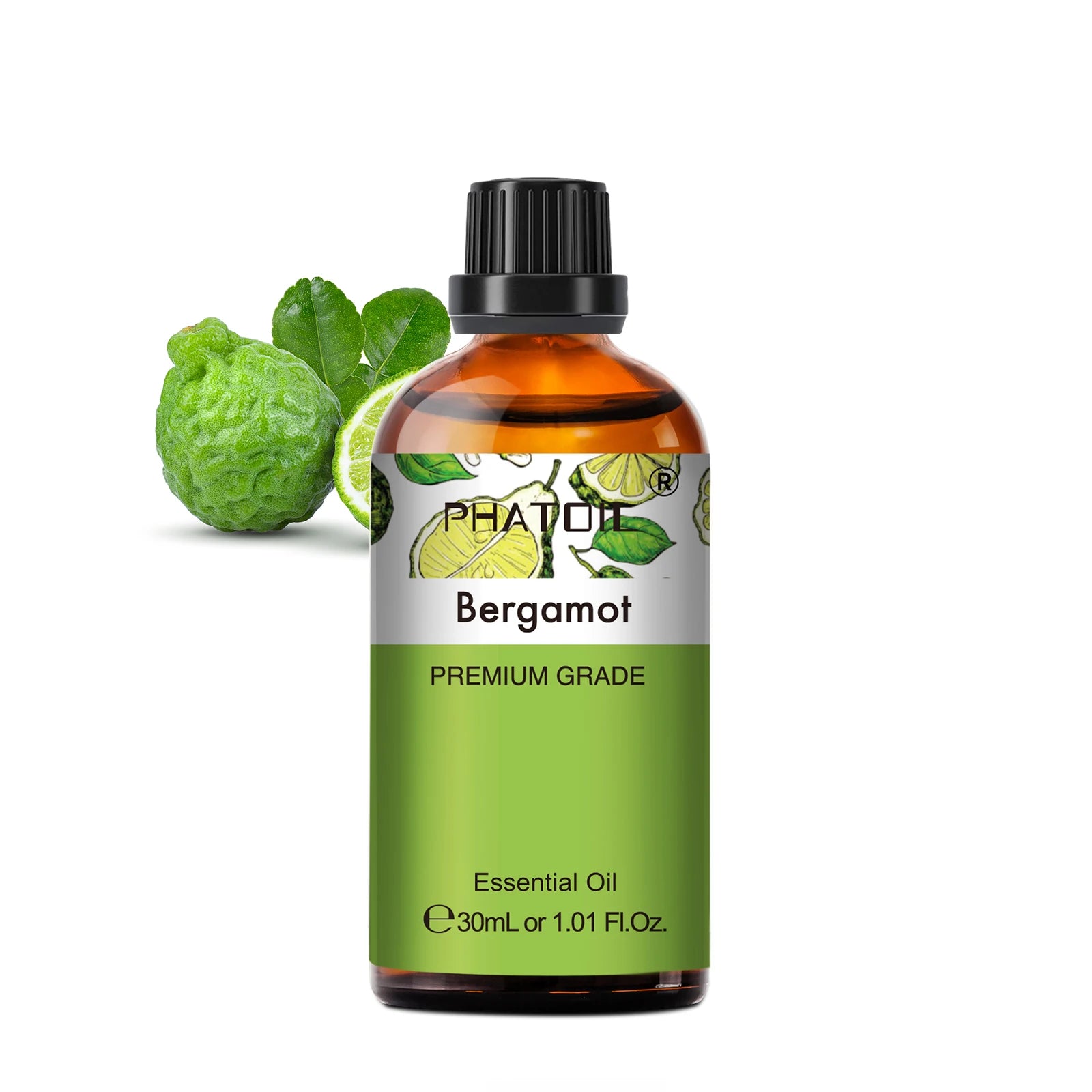 PHATOIL 30ml Lavender Lemon Eucalyptus Sandalwood Bergamot Aromatherapy Essential Oil For Diffuser,Candle Making,DIY Soap & Bomb