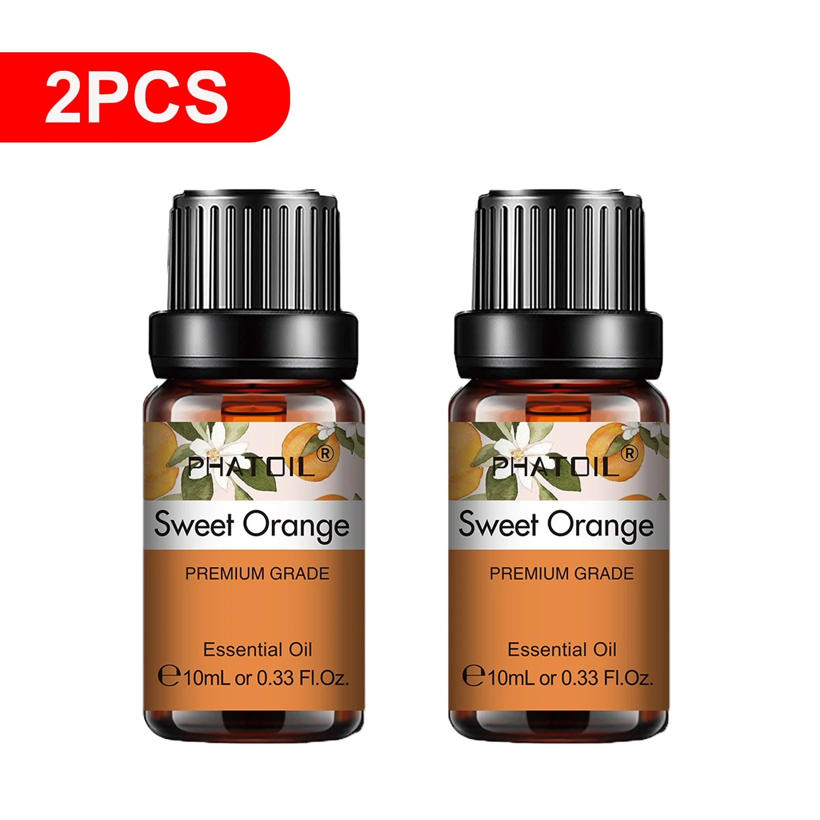 PHATOIL 10ml Natural Essential Oils for Diffuser Aromatherapy Lavender Vanilla Lemon Rose Lemongrass Essential Oil DIY Soap