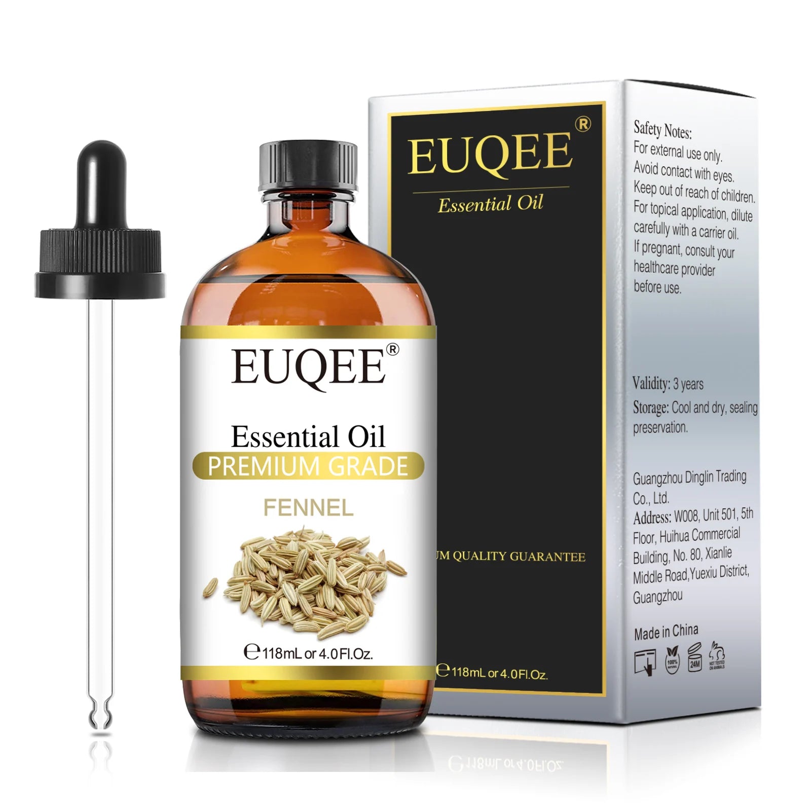 EUQEE 118ml Pure Essential Oil For Skin Peppermint Lavender Eucalyptus Vanilla Bergamot Aromatherapy Essential Oils For Diffuser
