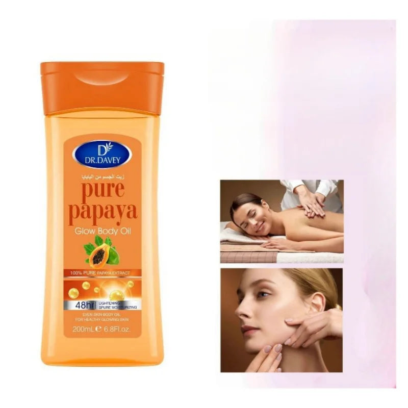 Papaya Body Oil Papaya Glow Body Oil Body Massage Essential Oil Skin Care Essential Oil