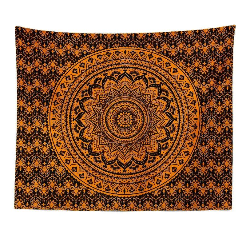Home Decor Mandala Tapestry Boho Ethnic Bedside Scene Background Cloth Hanging Beach Towel