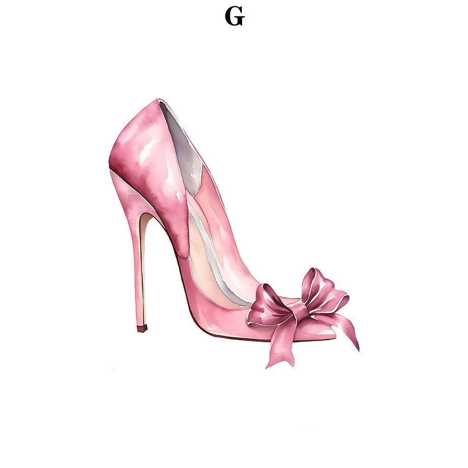 Paris Fashion Art Poster Pink Eiffel Tower Perfume Bottle Wall Art Canvas Painting Nordic Poster Home Living Room Decor