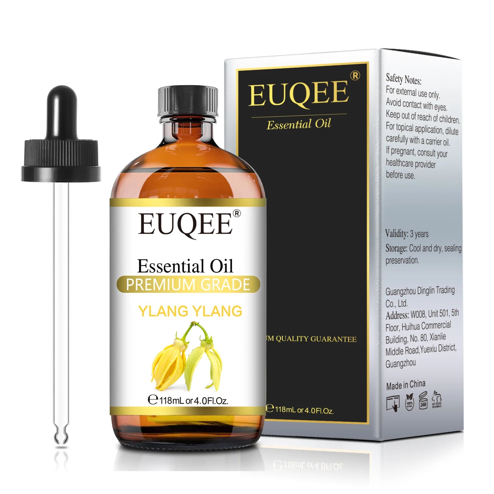 EUQEE 118ml Pure Essential Oil For Skin Peppermint Lavender Eucalyptus Vanilla Bergamot Aromatherapy Essential Oils For Diffuser