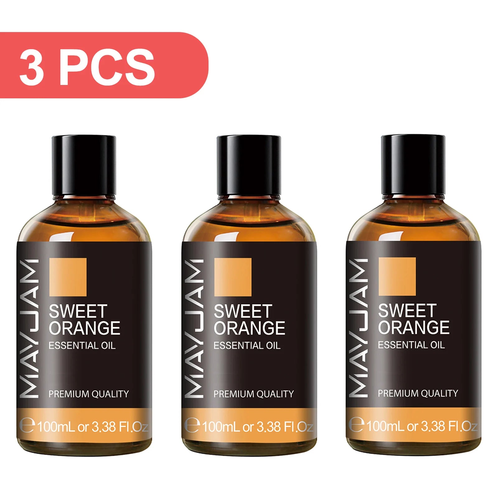 MAYJAM Aromatherapy Essential Oils May Chang Lavender Tea Tree Clove Bud Turmeric Pine Neddles 100ml Pure Essential Oil