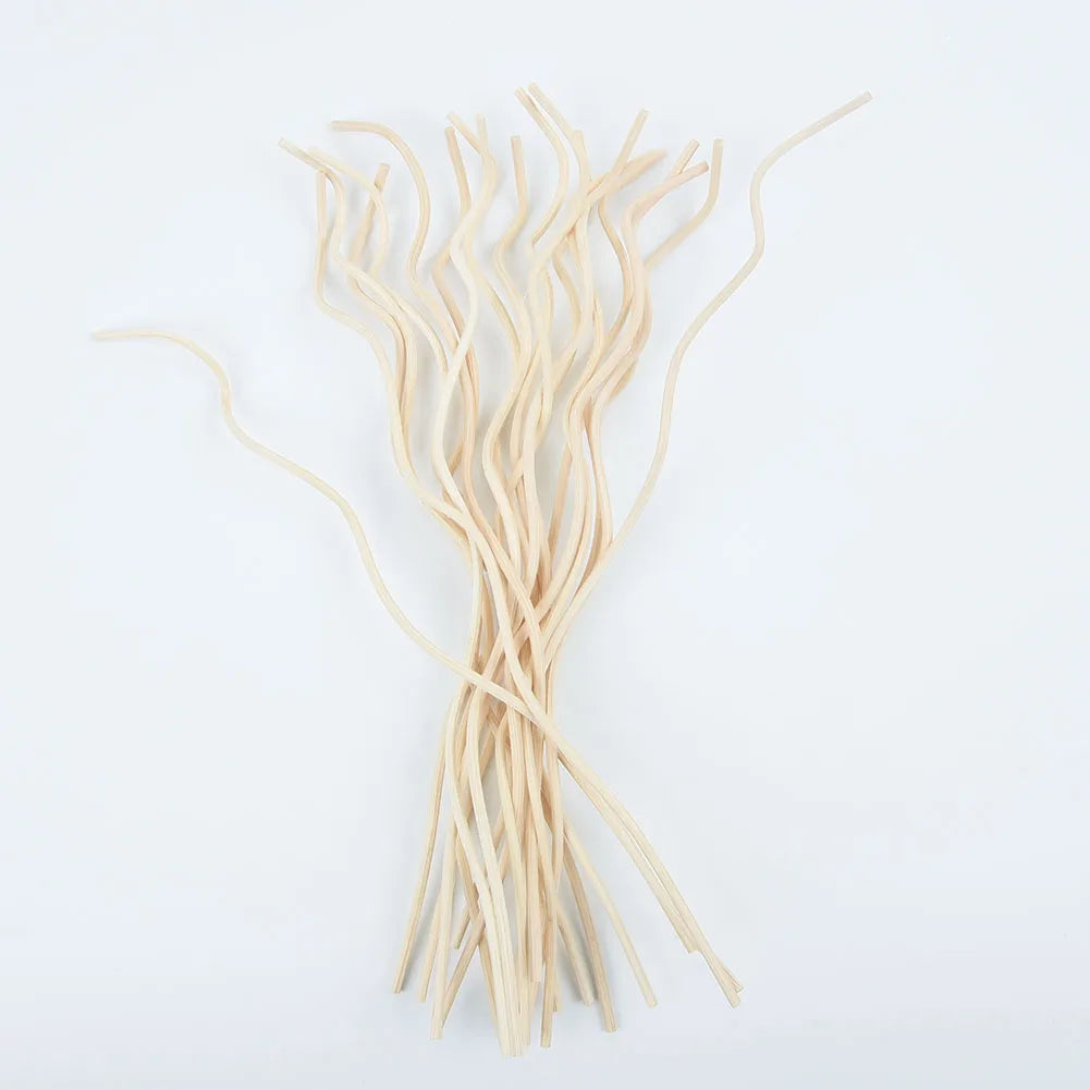 High Quality 20x Long Wavy Rattan Reed Fragrance Diffuser Replacement Refill Sticks Accessory Brand New And High Quality