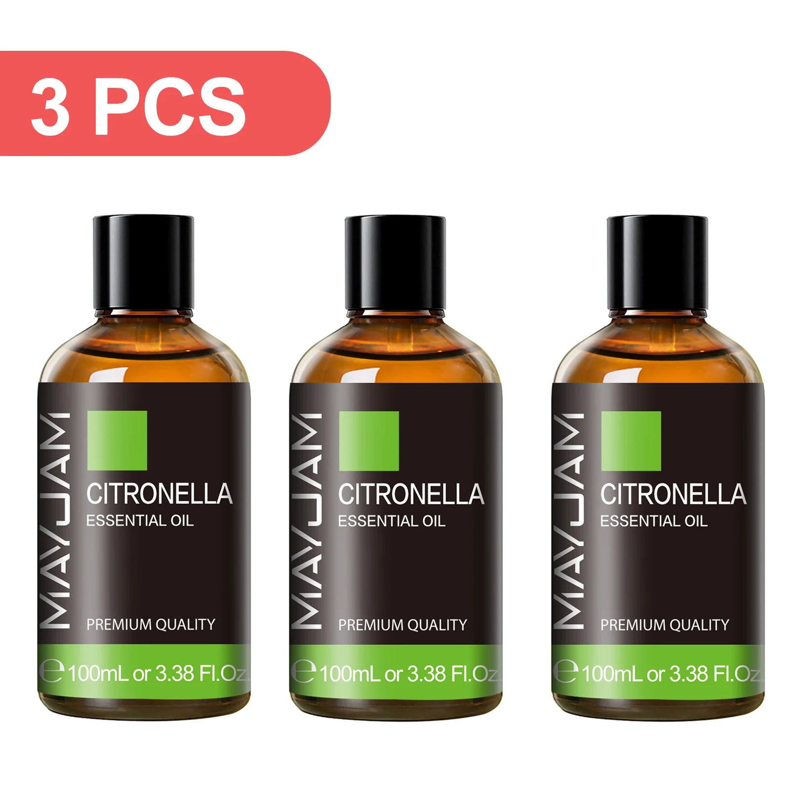 MAYJAM Aromatherapy Essential Oils May Chang Lavender Tea Tree Clove Bud Turmeric Pine Neddles 100ml Pure Essential Oil