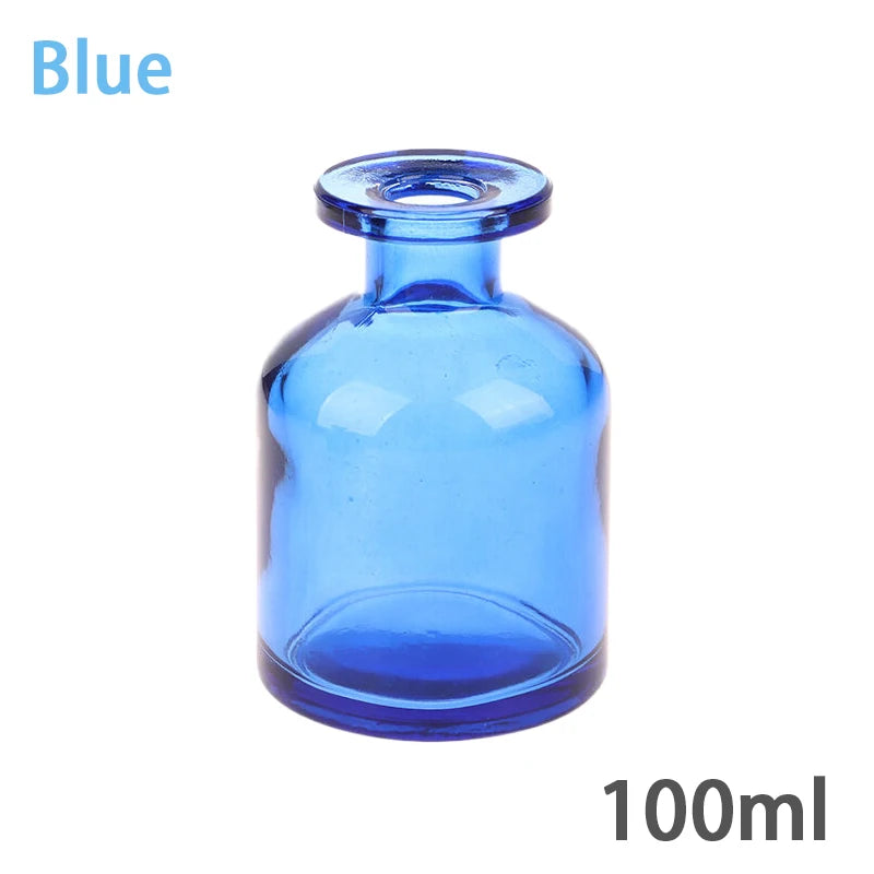 1Pcs 100ml Home Fragrance Diffuser Bottle Party Gifts Glass Container Reed Diffuser Essential Oil Bottle Oil Diffusers Sticks